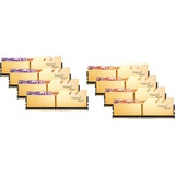 G.Skill DIMM 128 GB DDR4-3600 Octo-Kit, Arbeitsspeicher gold, F4-3600C14Q2-128GTRGA, Trident Z Royal Elite, XMP