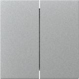 Gira Wippe zwei fach gerade aluminium, Retail