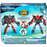 Hasbro Transformers EarthSpark Cyber-Combiner Terran Twitch und Robby Malto, Spielfigur 