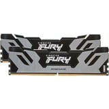 Kingston FURY DIMM 32 GB DDR5-6400 (2x 16 GB) Dual-Kit, Arbeitsspeicher schwarz/silber, KF564C32RSK2-32, Fury Renegade Silver, INTEL XMP