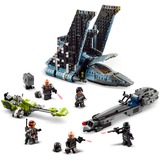 LEGO 75314 Star Wars Angriffsshuttle aus The Bad Batch, Konstruktionsspielzeug Bauset für Kinder ab 9 Jahren mit 5 Klon-Minifiguren und Gonk-Droiden