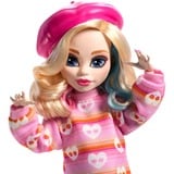 Mattel Monster High Wednesday Sammelpuppe - Enid Sinclair in pink mit Accessoires 