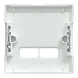 Merten Zentralplatte polarweiß glänzend für USB Ladestation Einsatz Typ MEG4367-0319 weiß (glänzend), Retail