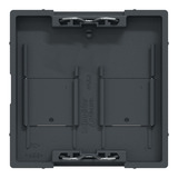 Merten Zentralplatte zweifach für Modular Jack anthrazit, Retail