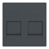 Merten Zentralplatte zweifach für Modular Jack anthrazit, Retail