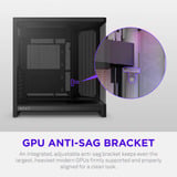 NZXT H6 RGB+ ( 2026 ) All Black, Tower-Gehäuse schwarz, Tempered Glass x 2