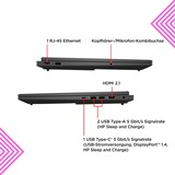OMEN 16-xd0174ng, Gaming-Notebook schwarz, ohne Betriebssystem, 144 Hz Display, 512 GB SSD