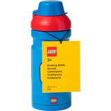 Room Copenhagen LEGO Trinkflasche Iconic Classic  blau/rot, 0,39 Liter