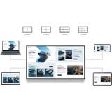 Samsung FLIP WM55FX, Public Display weiß/grau, UltraHD/4K, Touchfunktion, Multi‑Touch