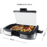 Steba BBQ Tischgrill VG 195, Elektrogrill schwarz, 2.200 Watt