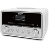 TechniSat DIGITRADIO 586, Internetradio weiß/silber, WLAN, Bluetooth, CD