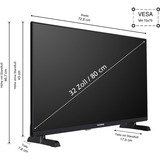 Telefunken XH32TO750S, LED-Fernseher 80 cm (32 Zoll), schwarz, WXGA, Triple Tuner, SmartTV, TiVo Betriebssystem