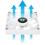 Thermaltake CT120 Reverse ARGB Sync PC Cooling Fan White, Gehäuselüfter weiß, 2er Pack, ohne Controller, Reverse, 120 mm