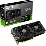 ASUS GeForce RTX 4070 DUAL OC, Grafikkarte DLSS 3, 3x DisplayPort, 1x HDMI 2.1