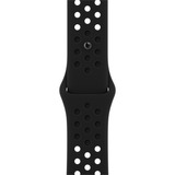 Apple Nike Sportarmband, Uhrenarmband schwarz, 41 mm