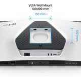 BenQ EX271UZ MOBIUZ QD-OLED, Gaming-Monitor 67.3 cm (26.5 Zoll), weiß/schwarz, UltraHD/4K, HDMI, DP, USB-C, FreeSync Premium Pro, 240Hz Panel