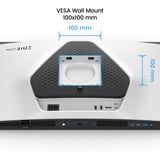 BenQ MOBIUZ EX271UZ, Gaming-Monitor 67.3 cm (26.5 Zoll), weiß/schwarz, UltraHD/4K, HDMI, DP, USB-C, FreeSync Premium Pro, 240Hz Panel