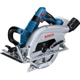 Bosch Professional PRO Akku-Handkreissäge BITURBO GKS 18V-70 L Professional blau/schwarz, 2x Li-Ion Akku ProCORE18V 5,5Ah, in L-BOXX