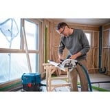 Bosch Professional PRO Akku-Handkreissäge BITURBO GKS 18V-70 L Professional blau/schwarz, 2x Li-Ion Akku ProCORE18V 5,5Ah, in L-BOXX