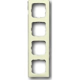 Busch-Jaeger Rahmen vierfach für Kanalabdeckungen weiß, Retail