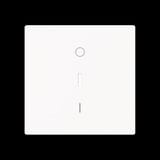 Busch-Jaeger Wippe mit Aufdruck weiß, Retail