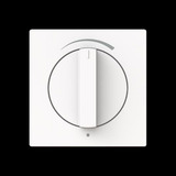 Busch-Jaeger Zentralscheibe Lautstärkepegel 1740 Drehknopf 03-44M, Abdeckung weiß, Retail