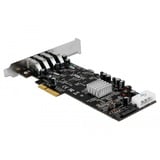 DeLOCK PCIe x4 auf 4x ext. USB 3.2 Gen 1 Quad Channel, USB-Controller 4-pin-Stromanschluss