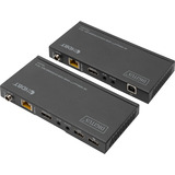 Digitus 4K HDBaseT HDMI KVM Extender Set, HDMI Verlängerung schwarz, 70 m