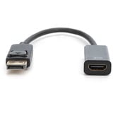 Digitus DisplayPort auf HDMI Adapter / Konverter schwarz