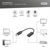 Digitus DisplayPort auf HDMI Adapter / Konverter schwarz