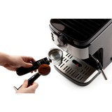 Domo DO711K, Espressomaschine schwarz/silber
