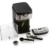 Domo DO711K, Espressomaschine schwarz/silber