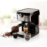 Domo DO711K, Espressomaschine schwarz/silber
