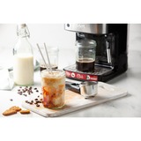 Domo DO711K, Espressomaschine schwarz/silber