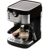 Domo DO711K, Espressomaschine schwarz/silber