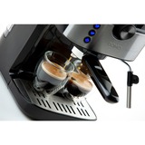 Domo DO711K, Espressomaschine schwarz/silber