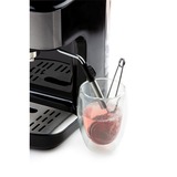 Domo DO711K, Espressomaschine schwarz/silber