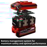 EINHELL Akku Power-X-Change Plus Multi-Ah 18Volt 5,0 bis 8,0Ah rot/schwarz, Multi-Ah Technologie