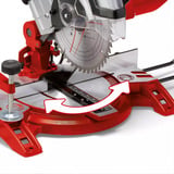 EINHELL Kapp-und Gehrungssäge TC-MS 2112, Kapp- und Gehrungssäge rot/schwarz, 1.400 Watt