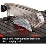 EINHELL Power X-Change Akku-Fliesenschneider TE-TC 18/115 Li - Solo, 18Volt rot/schwarz, ohne Akku und Ladegerät