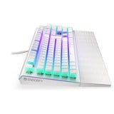 ENDORFY Omnis Pudding Onyx White, Gaming-Tastatur weiß, DE-Layout, Kailh RGB Red