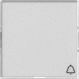 Gira Wippe mit großem Beschriftungsfeld und Symbol Klingel Retail