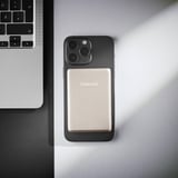 Intenso Magnetic Wireless Powerbank MW10000 Champagner champagner, 10.000 mAh, MagSafe, PD