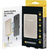 Intenso Magnetic Wireless Powerbank MW10000 Champagner champagner, 10.000 mAh, MagSafe, PD