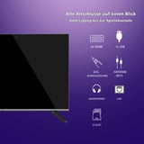 JVC LT-43VF7555, LED-Fernseher 108 cm (43 Zoll), schwarz, FullHD, Tripple Tuner, TiVo