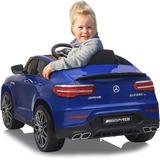 Jamara Ride-on Mercedes-Benz AMG GLC 63 S Coupé, Kinderfahrzeug blau, 12V