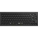 Keychron Q2 Barebone ISO Knob, Gaming-Tastatur schwarz, Hot-Swap, Aluminiumrahmen, RGB