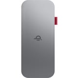 Lenovo Go Wireless Mobile Powerbank 10.000mAh + Qi dunkelgrau, integriertes USB-C Kabel, PD 3.0, Qi 15W