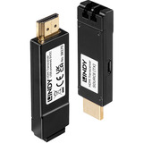 Lindy LWL HDMI 2.0 Extender, HDMI Verlängerung schwarz, 300m, 10.2G 
