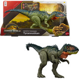 Mattel Gigantic Trackers Tyrannotitan Actionfigur basierend auf Jurassic World Film, Spielfigur 